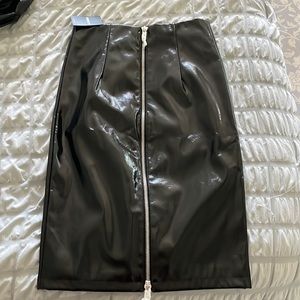 New With Tags Forever 21 Pencil Skirt Leather M